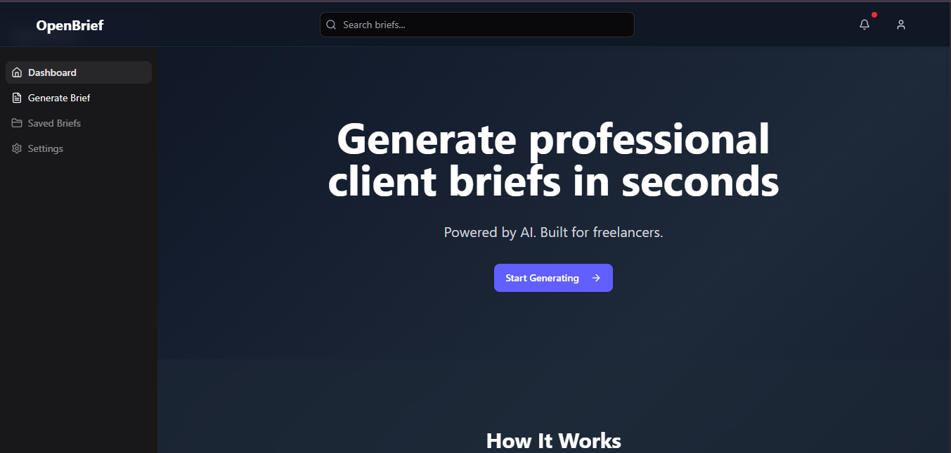 Brief Generator App